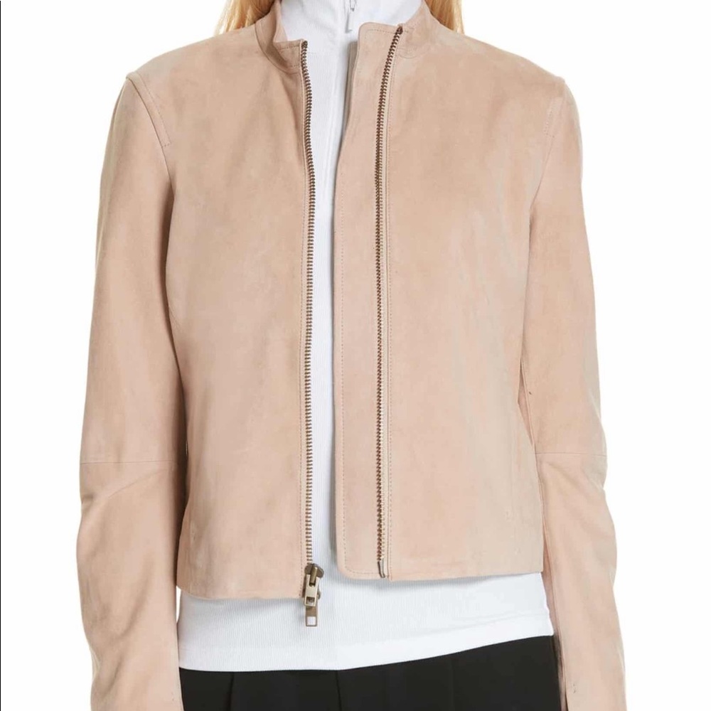 NWT Vince Suede Moto Jacket